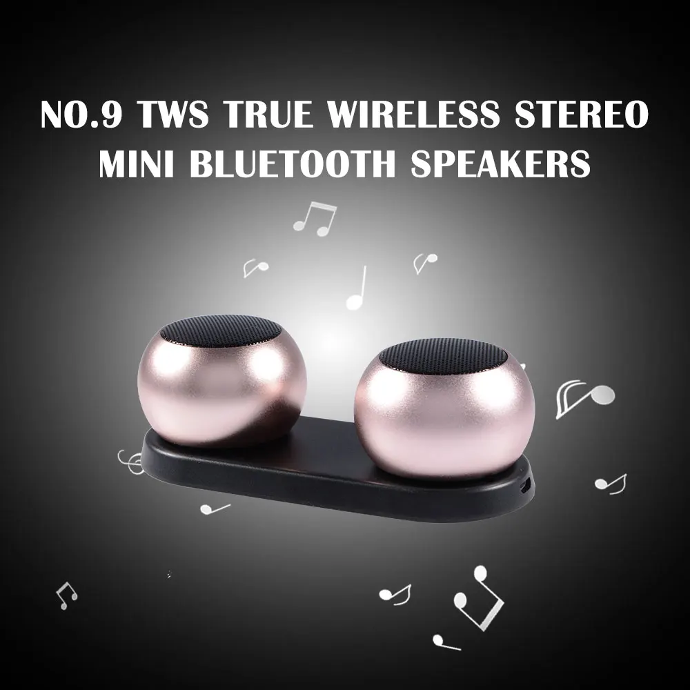 Мини Bluetooth Динамик s № 9 наушники вкладыши TWS True Беспроводной стерео Портативная