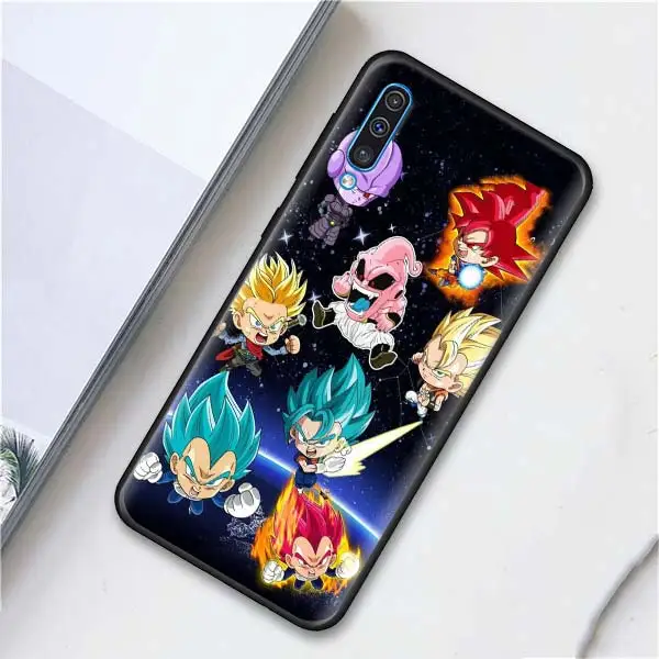 Мягкий чехол для телефона Goku Dragon Ball Z Super Saiya s для samsung Galaxy A10 A20 A30 A40 A50 A70 A6 A7 A8 Plus A9 M30 M20 черный чехол C - Цвет: 009