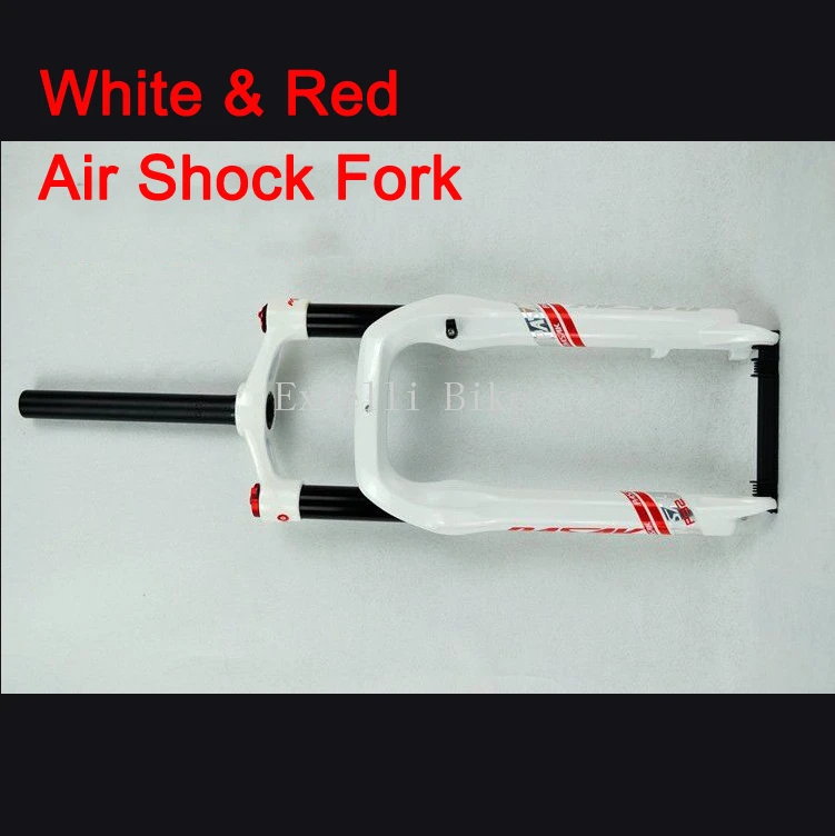 Excelli 20inch Snow Bike Foke Higher Locking Suspension Forks Aluminium Alloy For 4.0 Tire Snow Moutain Bike20 Fat Bicicleta15