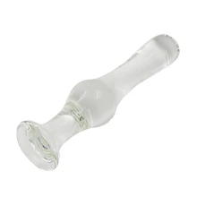 Pyrex glass dildo fake penis crystal anal beads butt plug prostate massager g-spot female masturbation Sex toys for women men