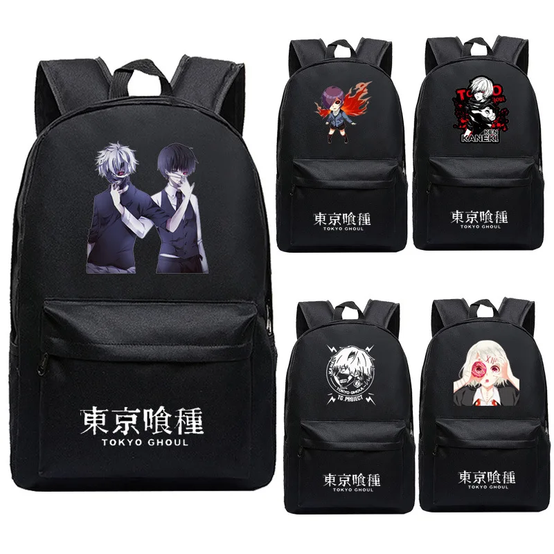 

Anime Tokyo Ghoul Ken Kaneki Backpack Women Cartoon Backpack School Bags Teenagers Bookbags Laptop Shoulders Bag Men Travel Bags