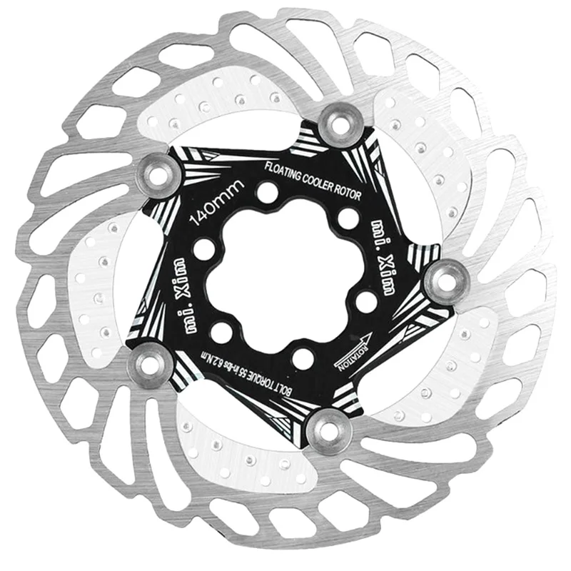 Mi.Xim Bike Cooling Brake Rotors 140Mm Bicycle Cooling Disc Stainless