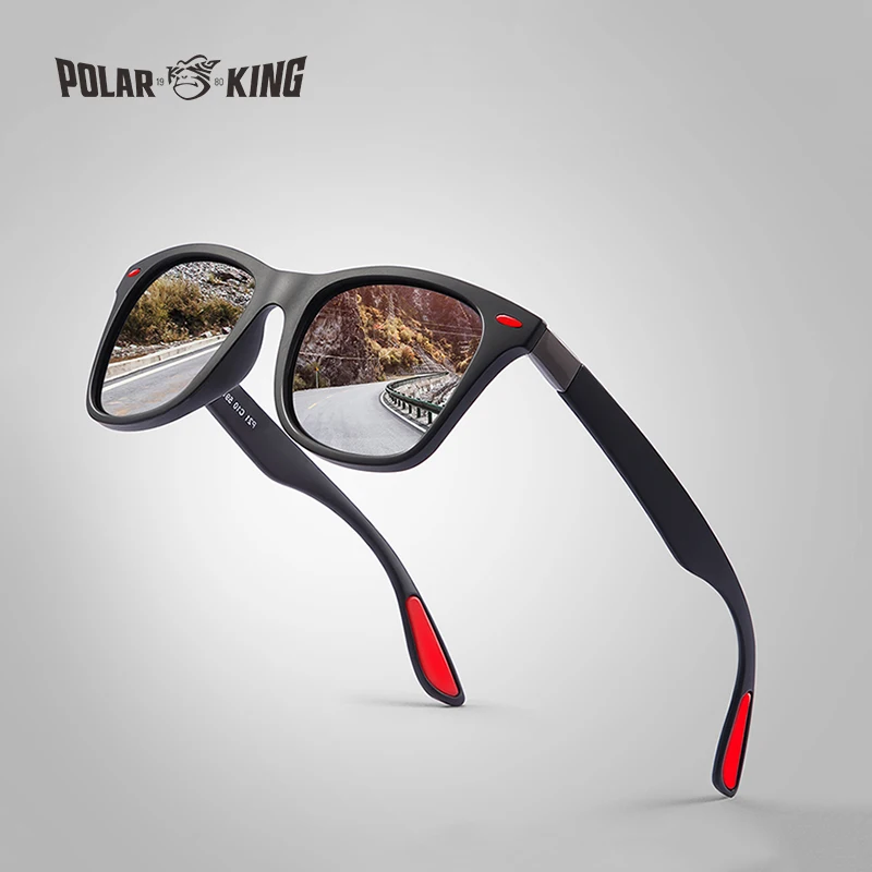 POLARKING Brand Men's Fashion Polarized Sunglasses For Driving Plastic UV Protection Eyewear Designer Travel Sun Glasses POLARKING Brand Men's Fashion Polarized Sunglasses For Driving Plastic UV Protection Eyewear Designer Travel Sun Glasses