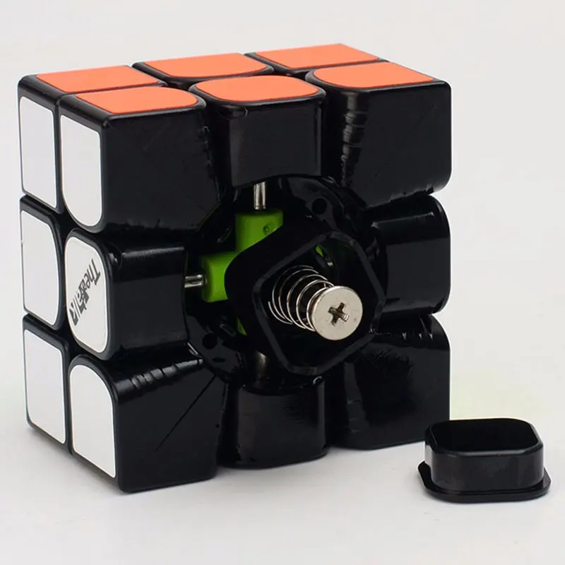 QiYi valk3 скоростной куб QY Valk 3 stickerless cubo magico профессиональные забавные игрушки - Цвет: Black