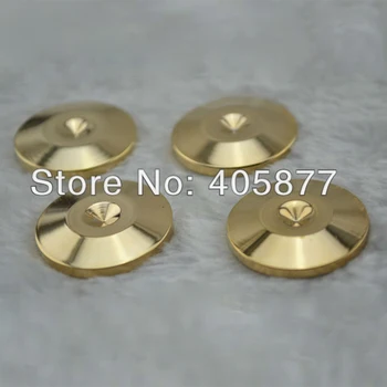 

4 pcs gold Speaker Spike Stand Base For CD Amp Speaker