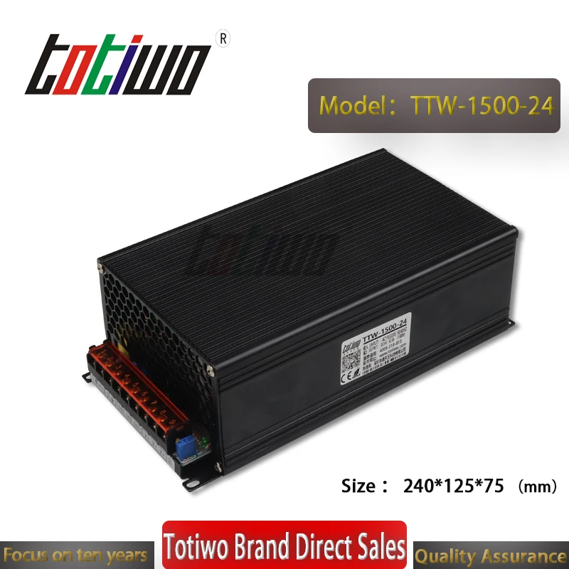 

AC to DC Industrial Switching SMPS 24V 62.5A 1500W Watt LED Power Supply Security monitoring medical machinery equipment power
