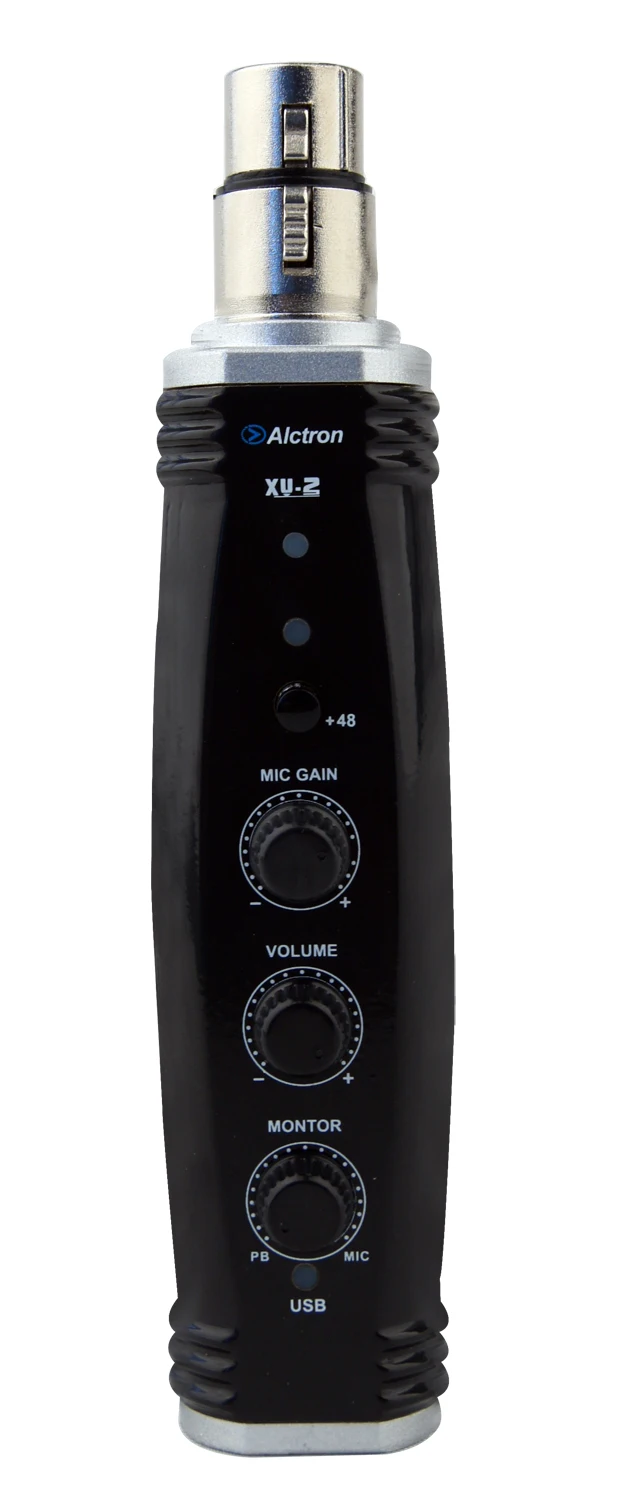 Alctron xu 2 usb converter XLR to USB Microphone Pre amp