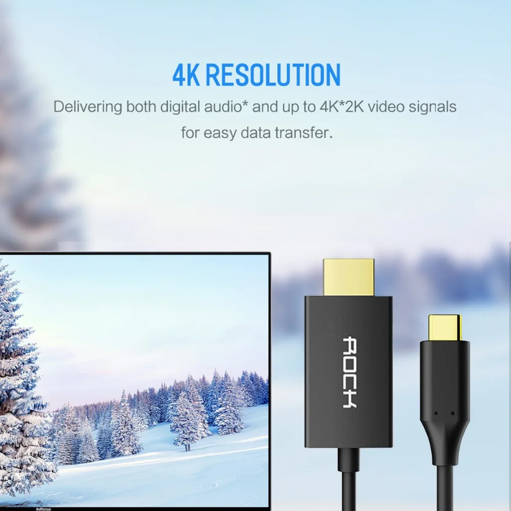 Обновленный кабель типа C-HDMI 1,8 м