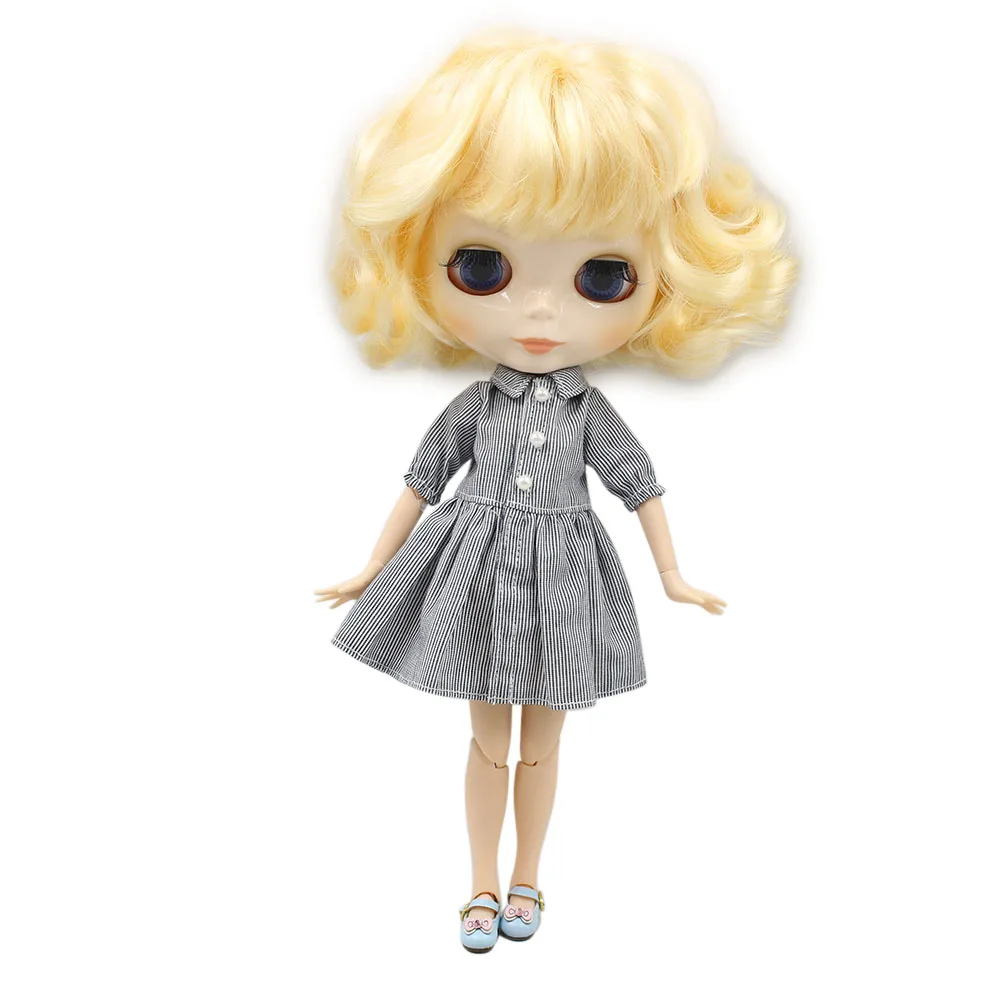 Ледяной DBS Blyth 1/6 bjd куклы обнаженного шарнирное тело светильник золотистыми