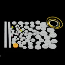 1 упаковка/лот 75 видов пластиковая Шестерня модель вала шкив ремень червячный стержень корона для DIY автомобиля Робот игрушечные транспортные средства
