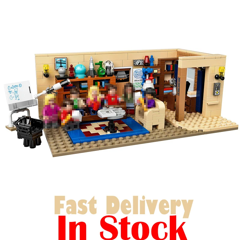 

Lepin 16024 534Pcs The Big Bang SHELDON COOPER Educational Building Blocks Bricks Compatible Ideas 21302 Toys for children Gift