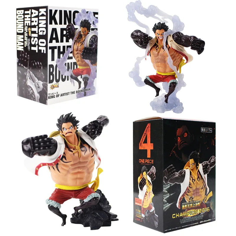 15cm Luffy One Piece King Of Artist The Bound Man Scultures Luffy Four Gear Action Figure Pvc Zoro Sanji Figurine Model Toy Action Figures Aliexpress