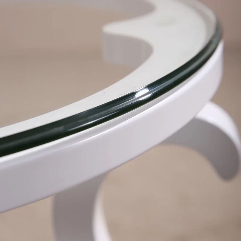 hot sell round minimalist modern wooden coffee table solid wood tea table living room antique furniture M233