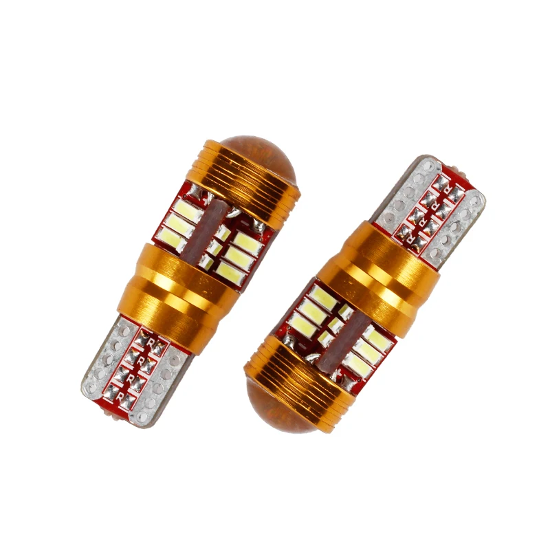 

OKEEN 2PCS LEDs for auto t10 3014LED 27SMD canbus 12V LED brake light Fog light car interior light marker lamp auto car styling