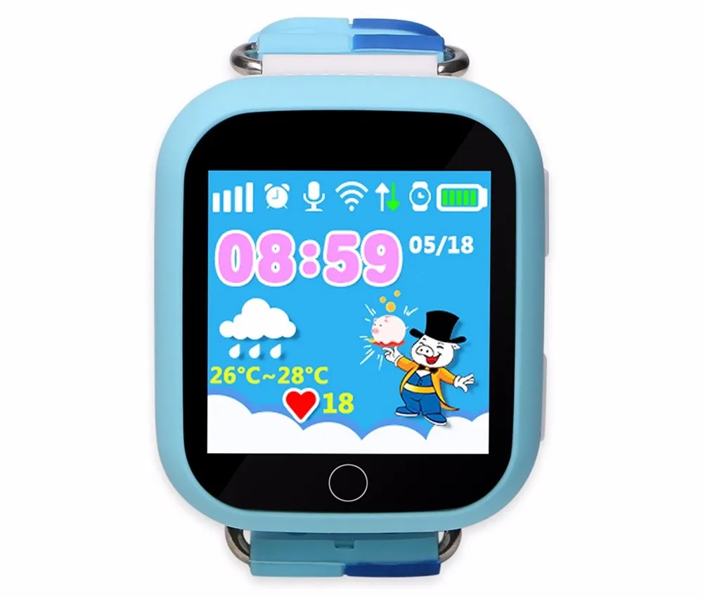 GPS Smart Watch Q750 GPS Tracker With Wifi 1.54inch Touch Screen SOS Call 6 Location Ways Tracker For Kid Safe Anti-Lost Monitor gps location tracker
