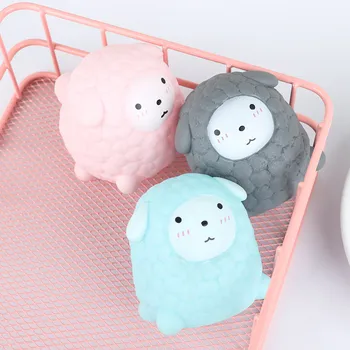 

Lovely Rising Kawaii Toy Mini Sheep Shape Animals Squeeze Healing Toy Stress Relieve Decompression Stretchy Toy Kids Toy Gift