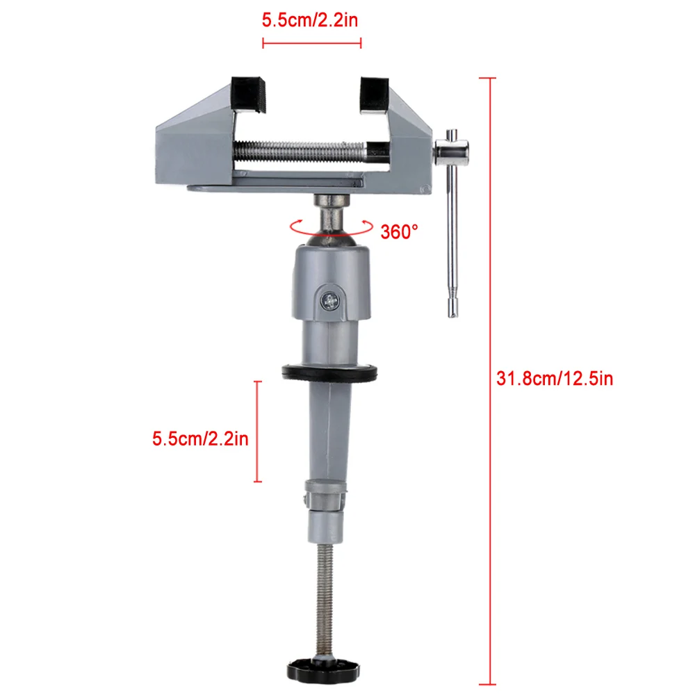 360 градусов скамейка тиски электрический сверлильный станок Dremel аксессуары стент с зажимом на зажиме Вертлюг верстак винт электроинструменты