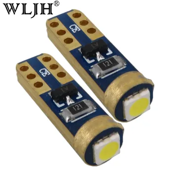 

WLJH 10x Universal Led T5 W3W 3030 SMD 37 73 74 Wedge Instrument Panel Speedometer Tacho Gauge Cluster Lamp Dash LED Bulbs Light