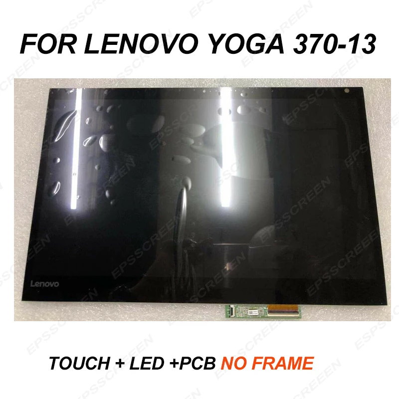 Painel + Moldura + Pcb 13.3 para Lenovo Lcd + de Toque Substituição Thinkpad Yoga 370-13 Assembléia Tela Fhd Led Digitalizado Exibir 370 - - Imagem 3