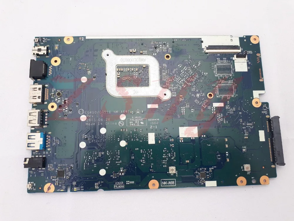 Материнская плата для ноутбука lenovo 100-15IBY 100-15IBD 5B20K40900 NM-A681 DDR3 100% протестирована |