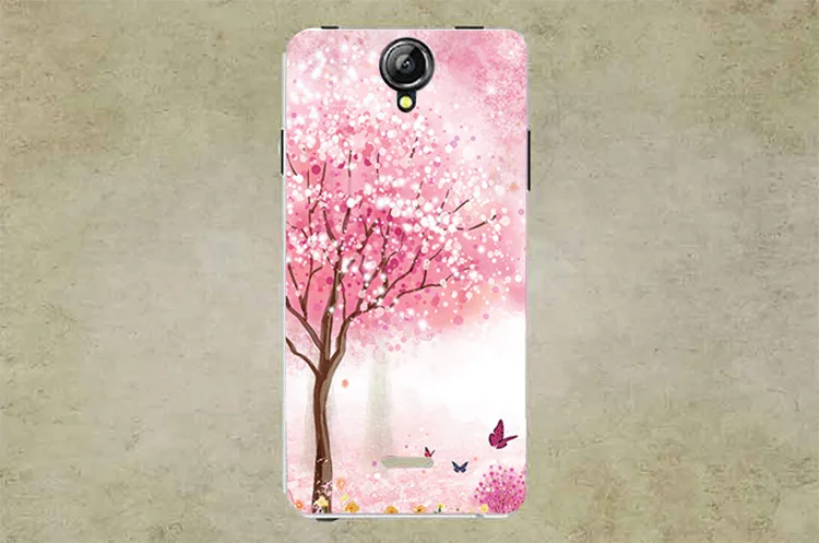 Чехол для Alcatel One Touch Pixi First OT 4024 4024D 4024X красивый мягкий чехол из ТПУ с цветочным