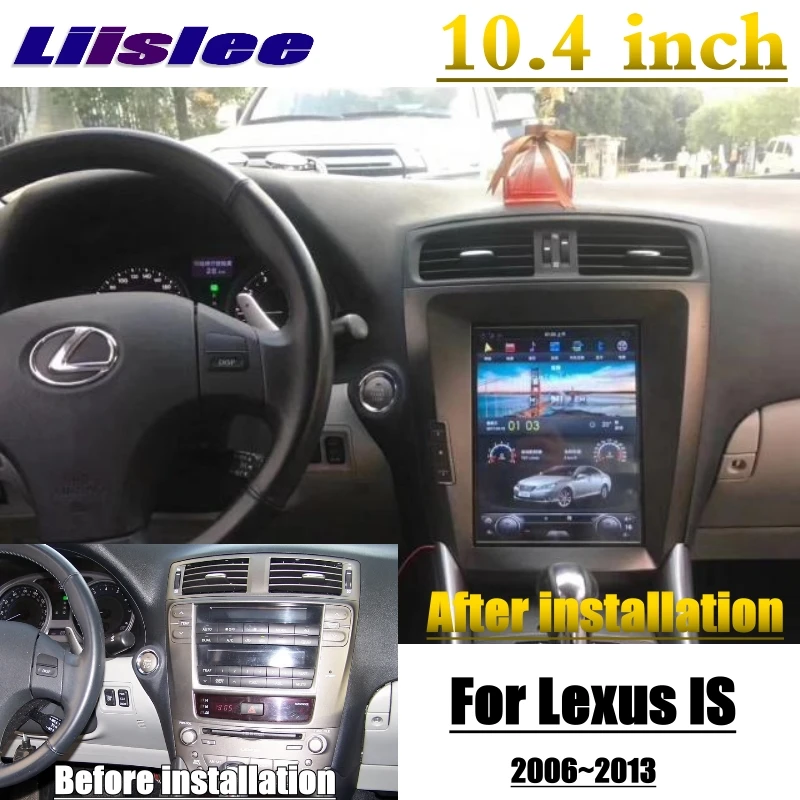 For Lexus IS XE20 2005~2013 For Toyota Altezza NAVI 2G RAM LiisLee Car Multimedia Screen GPS WIFI Audio Radio Navigation MAP 2
