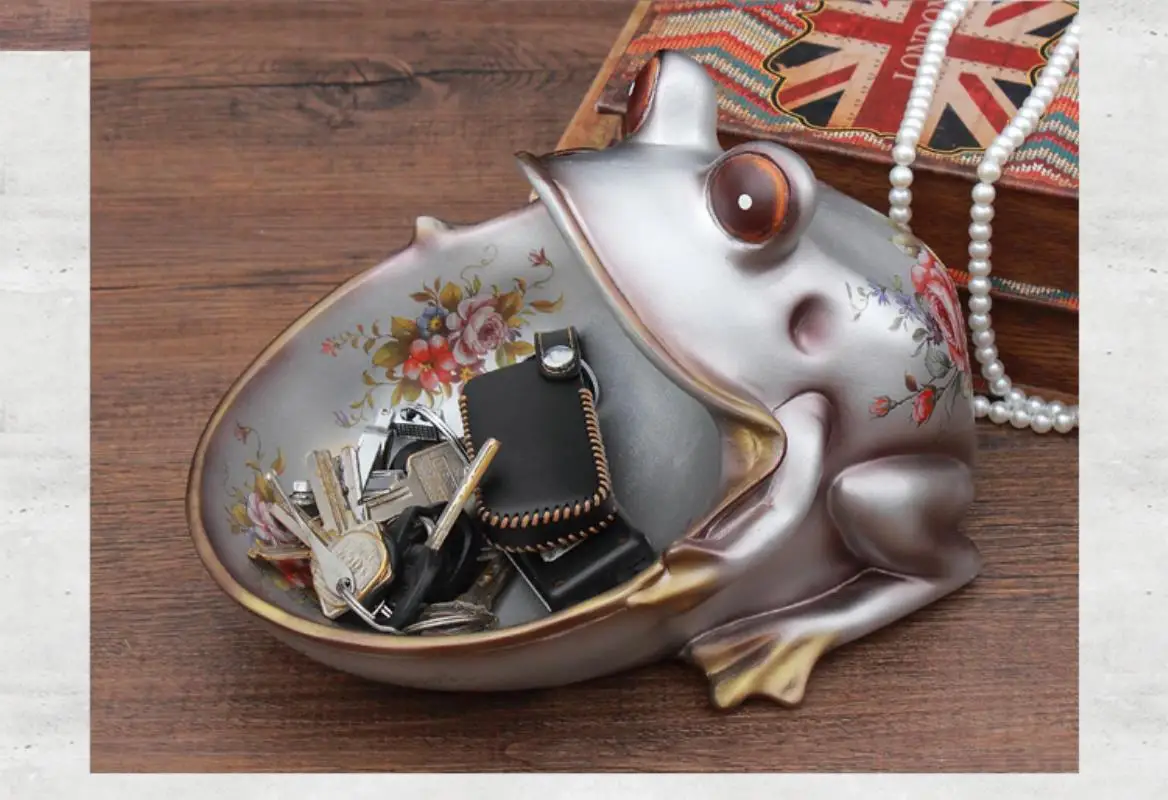 2018 NewStyle Creative lucky animal ornament candy dish sundries storage ornaments
