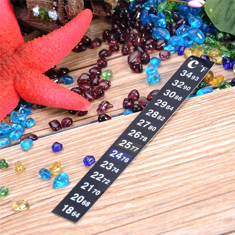 

2016 New Digital Aquarium Fish Tank Aquarium Fridge Thermometer Temperature Measuring Stickers High Quality Drop Shipping