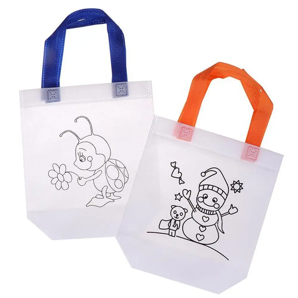 DIY Painting Drawing Bag Environmental Protection Materials Various Design Bag For Develop Child Kindergarten Patience