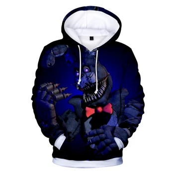 

Hot game Five Nights at Freddy 3D Hoodied Sweatshirts Boy/Girl personality Long Sleeve Hoodies Five Nights at Freddy Hoodies
