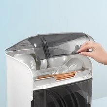 Пластиковая кухонная полка для чаши с крышкой, чаша для еды, шкаф для хранения столовых приборов, подставка для чаши, подставка для подноса, LU4183