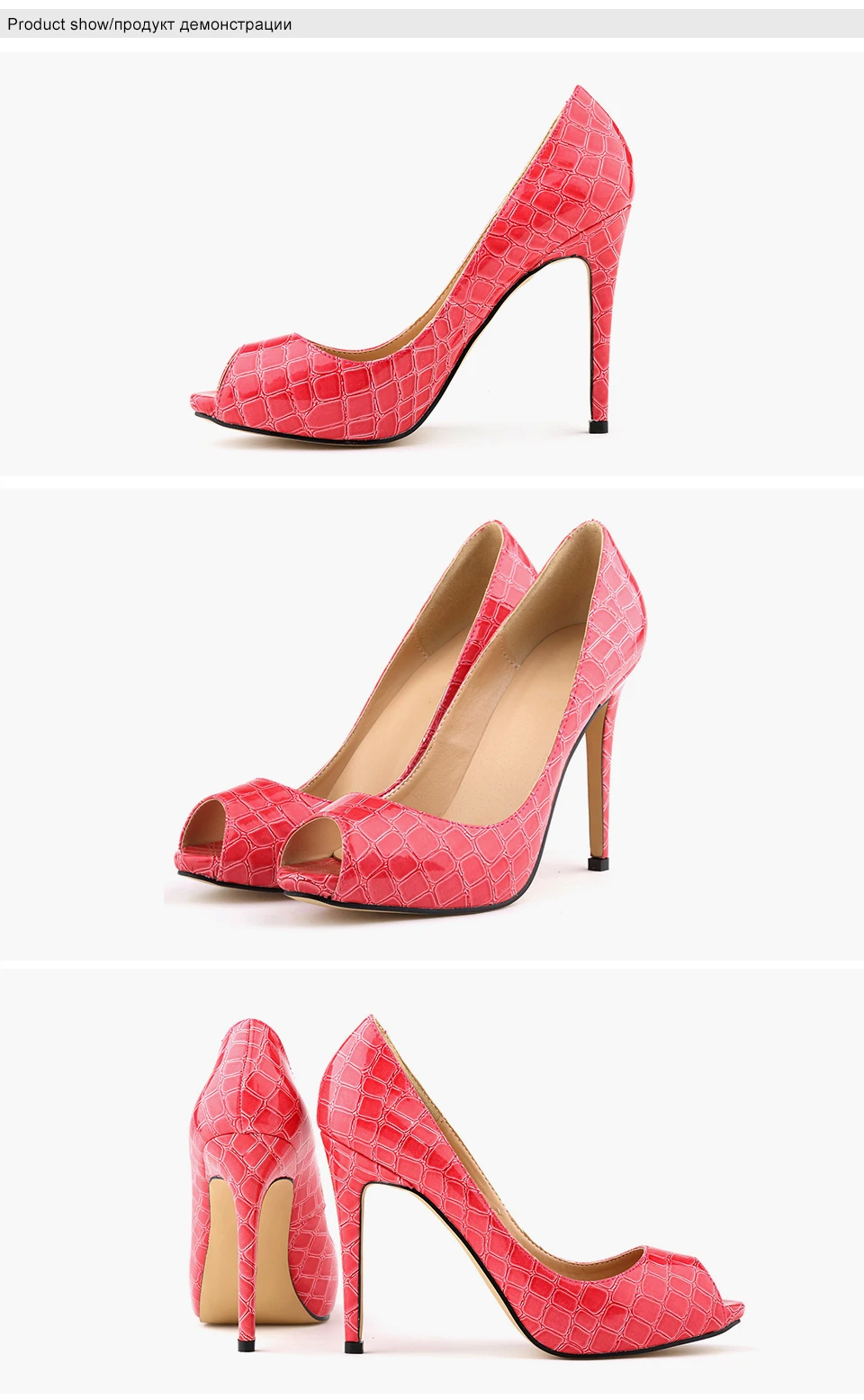 3 high heels