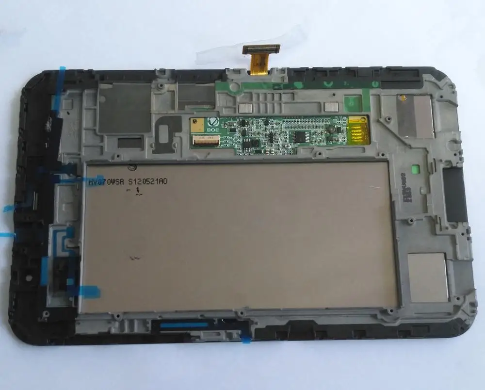 

Azqqlbw For Samsung Galaxy Tab 7.0 Plus P6200 SM-P6200 LCD Display+Touch Digitizer Screen glass Assembly with frame LCD Display