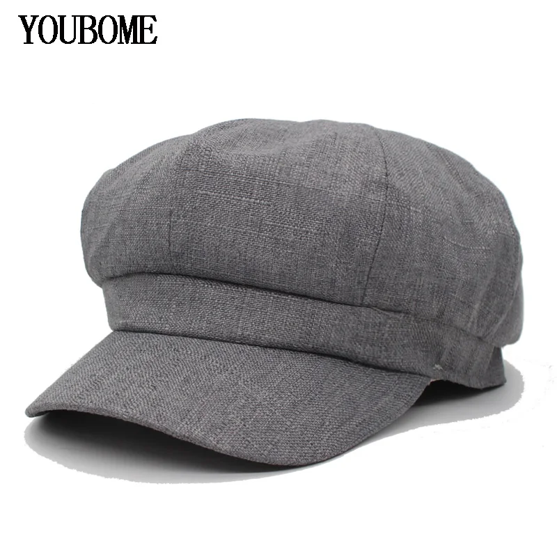 YOUBOME женские Восьмиугольные шляпы для женщин Gorras Planas Newsboy Snapback cap s военная шляпа женская кепка от солнца восьмиугольная кепка