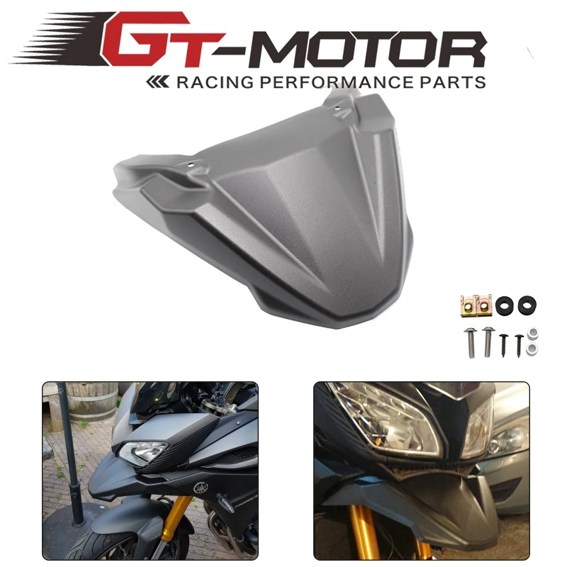 Fender Beak Nose Extension Cover For Yamaha MT-09 Tracer 900 & FJ09 (2015-2019) – Black ABS Plastic