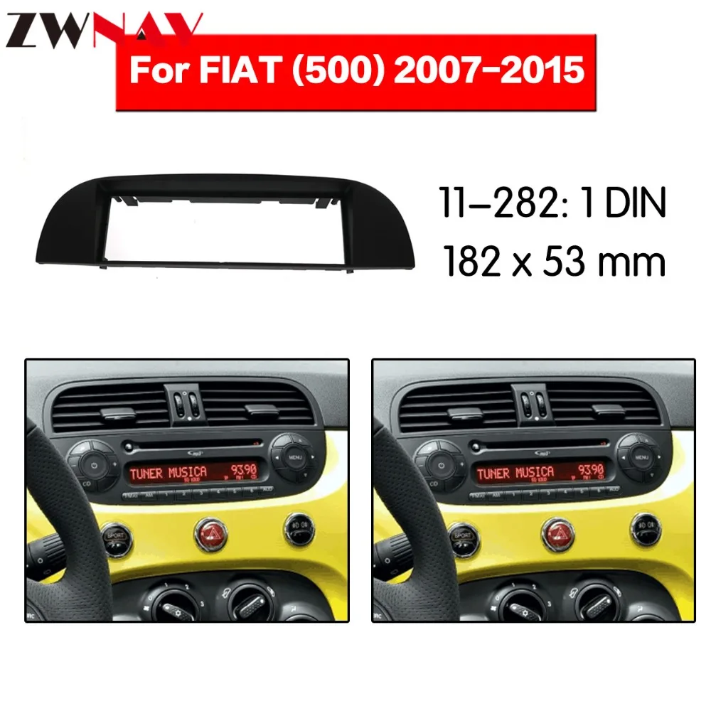 

Car DVD Player frame For 2007-2015 FIAT 500 1DIN Auto Radio Multimedia NAVI fascia