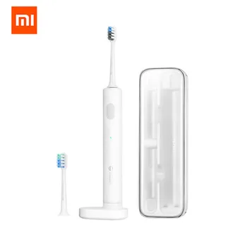 

Xiaomi Mihome store Doctor Bei Electric Toothbrush deep clean white tooth IPX7 Waterproof Super Light With Free gift Travel Box