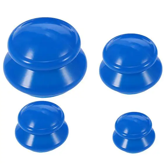 2018 4Pcs Moisture Absorber Anti Cellulite Vacuum Cupping Cup Silicone Family Facial Body Massage Therapy Set 4 Size | Красота и