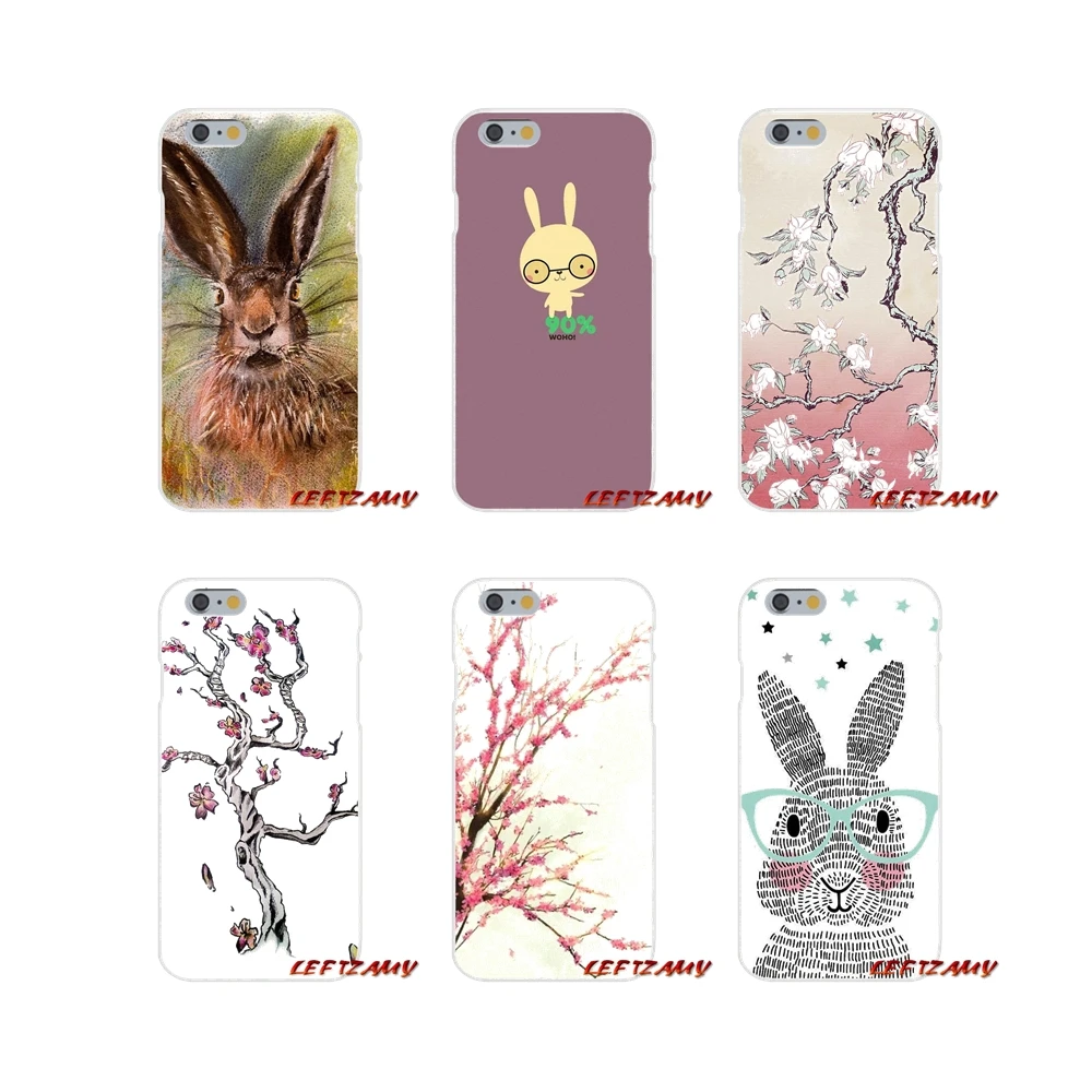 

Bunny Blossom rabbit on the tree Accessories Phone Cases Cover For Huawei P Smart Plus Mate Honor 7A 7C 8C 8X 9 P10 P20 Lite Pro