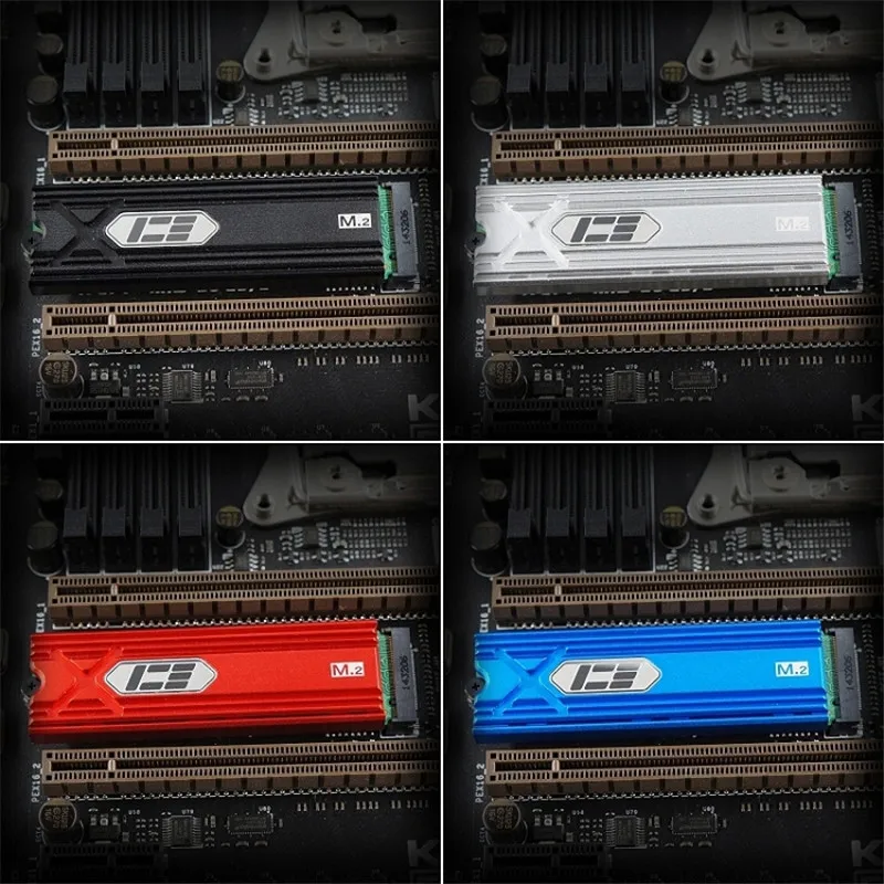 Кулер для жесткого диска IceMan M.2 кулер SSD твердотельный радиатор черного