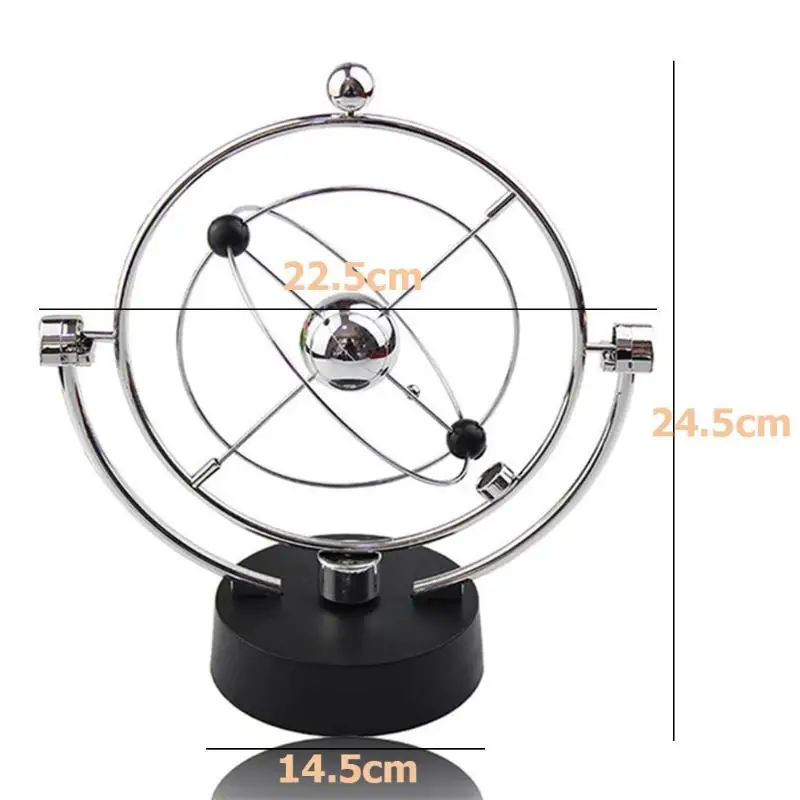 Электрический Newtons Колыбель стальной баланс мяч Физика Наука маятниковая игрушка настольная офисная образовательная развивающая украшение, статуэтки
