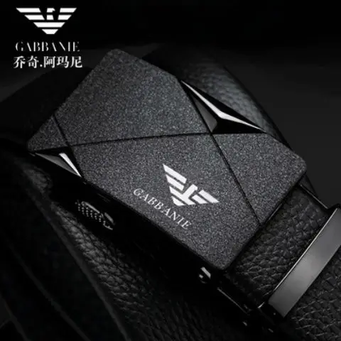 

Famous Brand Belt Men Top Quality Genuine Luxury Leather Belts for Men, Eagle Logo Strap Male Metal Automatic Buckle