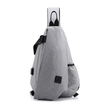 FANLOSN модная непромокаемая Сумка-слинг мужские сумки повседневные 9,7 дюймовые сумки через плечо для женщин Messager черный серый сумка на плечо