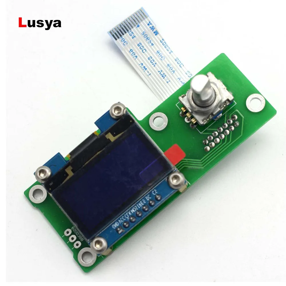 

1.3inch OLED Display control panel for ES9038 Q2M I2S DSD Fiber Coaxial Input Decoder Board DAC A1-012