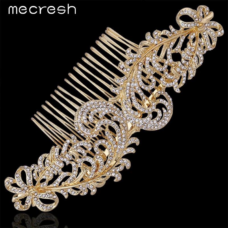 Prix pour Mecresh Nouveau 2017 Élégant Top Cristal Or-Couleur Accessoires De Mariage Feuilles Peignes Diadème De Mariée Bijoux De Cheveux FS095 Prix pour Mecresh Nouveau 2017 Élégant Top Cristal Or-Couleur Accessoires De Mariage Feuilles Peignes Diadème De Mariée Bijoux De Cheveux FS095