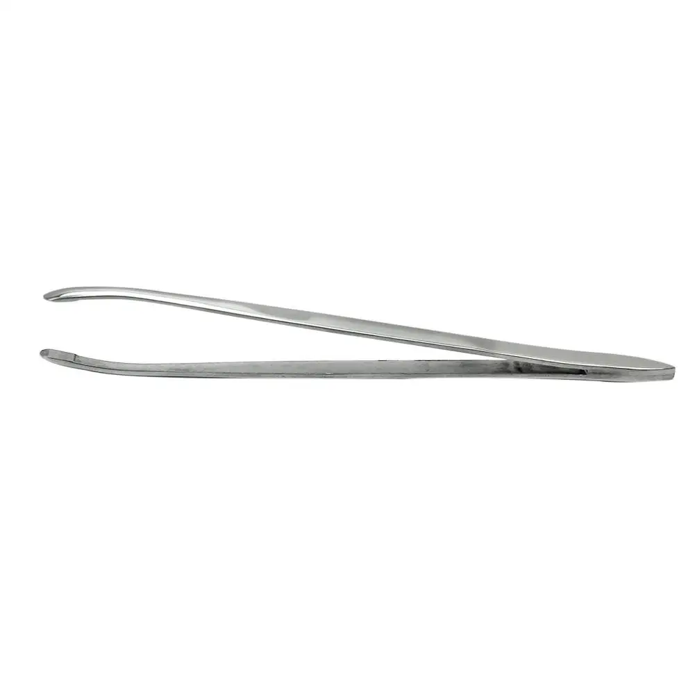 Pro Stainless Steel Eyebrow Tweezer Round Tip Face Nose Hair