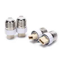 4 шт. E27 к G9 Лампа адаптер противопожарные Материал Керамика лампа Конвертор гнездо преобразования лампочки База Тип адаптер