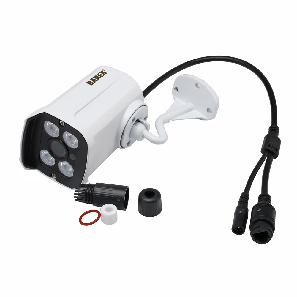 H.264/H.265 POE Водонепроницаемая 1080 P/720 P цилиндрическая IP камера наружная Безопасность 4 шт Массив светодиодный ONVIF ночное видение P2P IP CCTV Cam система