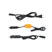 Автомобильный холодильник шнур питания охлаждения коробки штекера 12/24 v подключения выносной линией универсальный автомобильный ремень