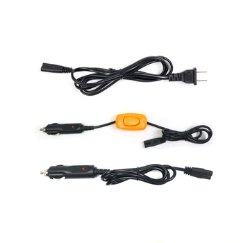

Car refrigerator power cord cooling box plug 12/24v connection extension line car truck universal